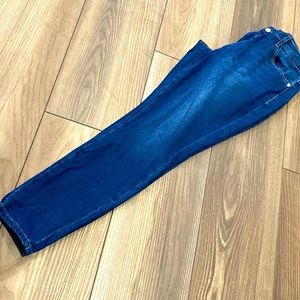 Soft blue denim skinny jeans